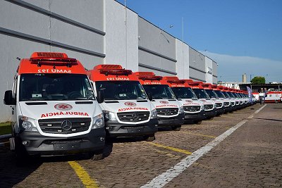 Mais de 860 ambulncias novas vo reforar Samu